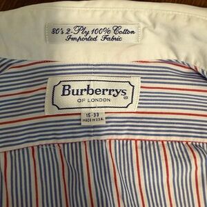 Burberry Striped Dress Shirt